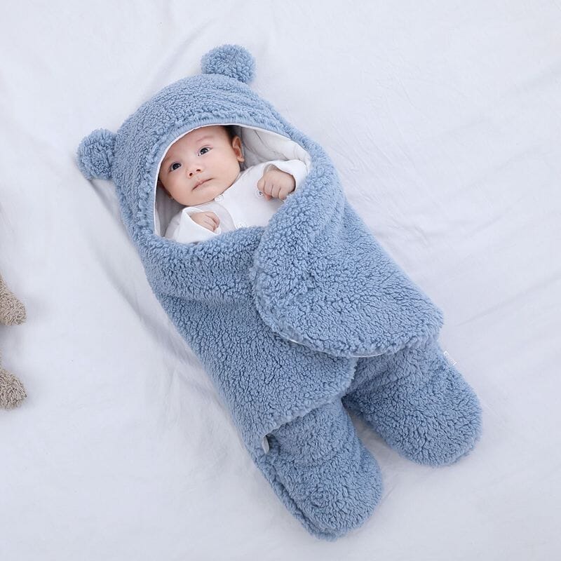 Cobertor de Ursinho para Bebê Dormir - Seguro e Confortável