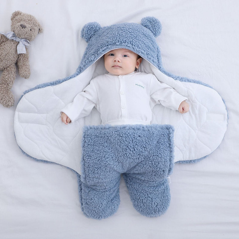 Cobertor de Ursinho para Bebê Dormir - Seguro e Confortável