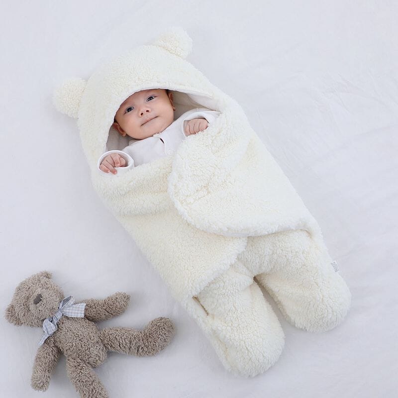 Cobertor de Ursinho para Bebê Dormir - Seguro e Confortável