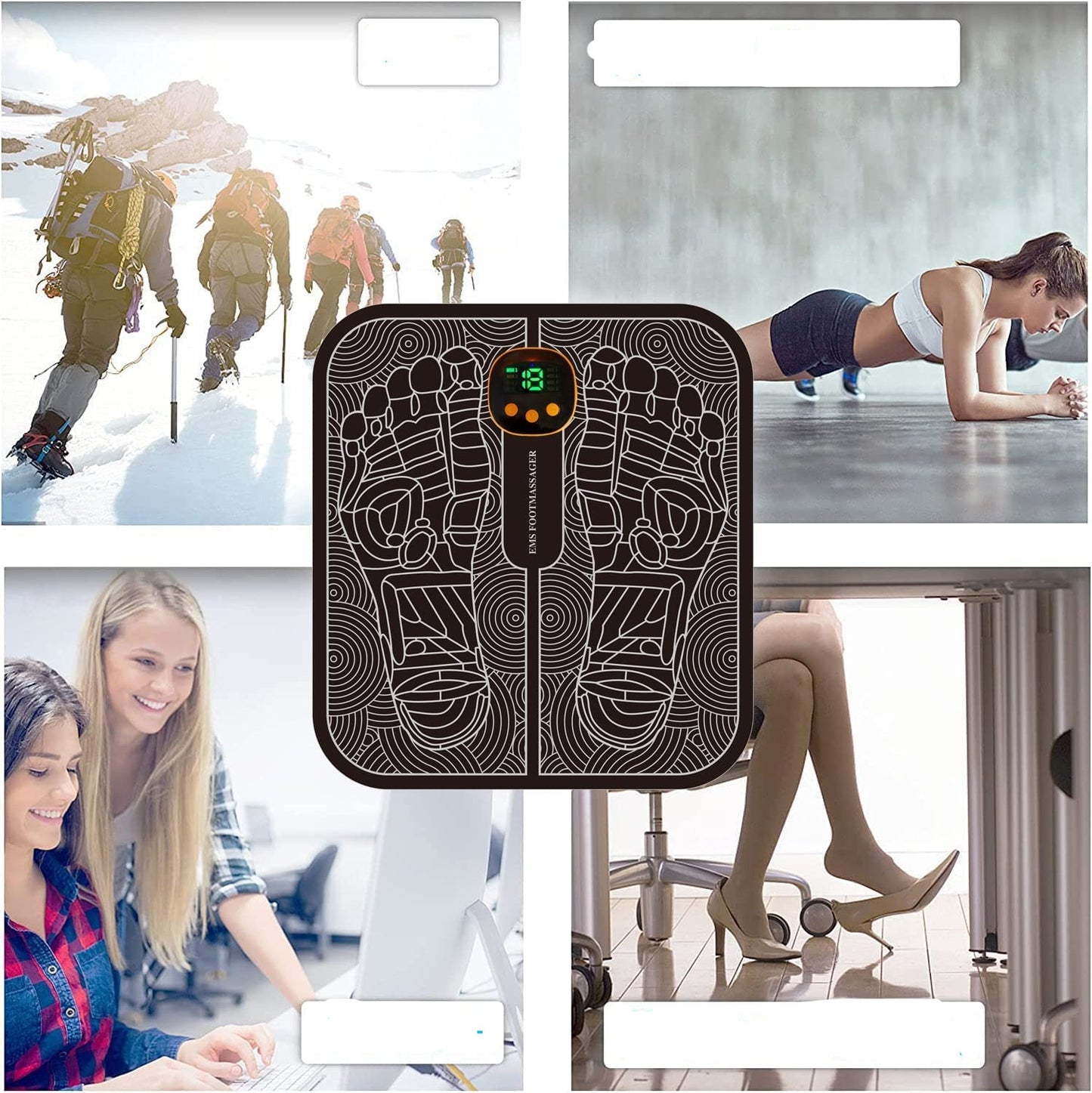 Almofada Elétrica De Massageador De Pé