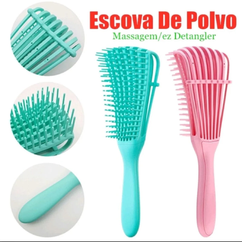 KIT COM 3 ESCOVAS POLVO