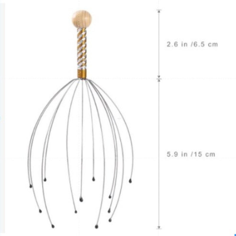 Massageador De Cabeça Portátil Couro Cabeludo