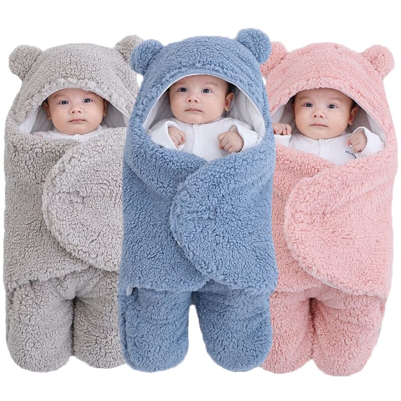 Cobertor de Ursinho para Bebê Dormir - Seguro e Confortável