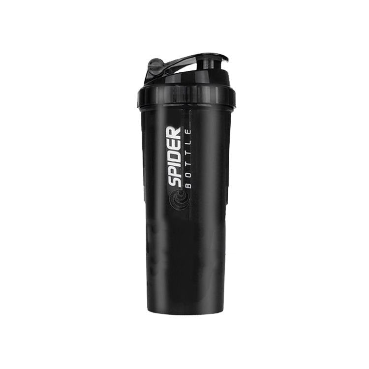 Garrafa Coqueteleira Gym De 3 Camadas Spider Bottle