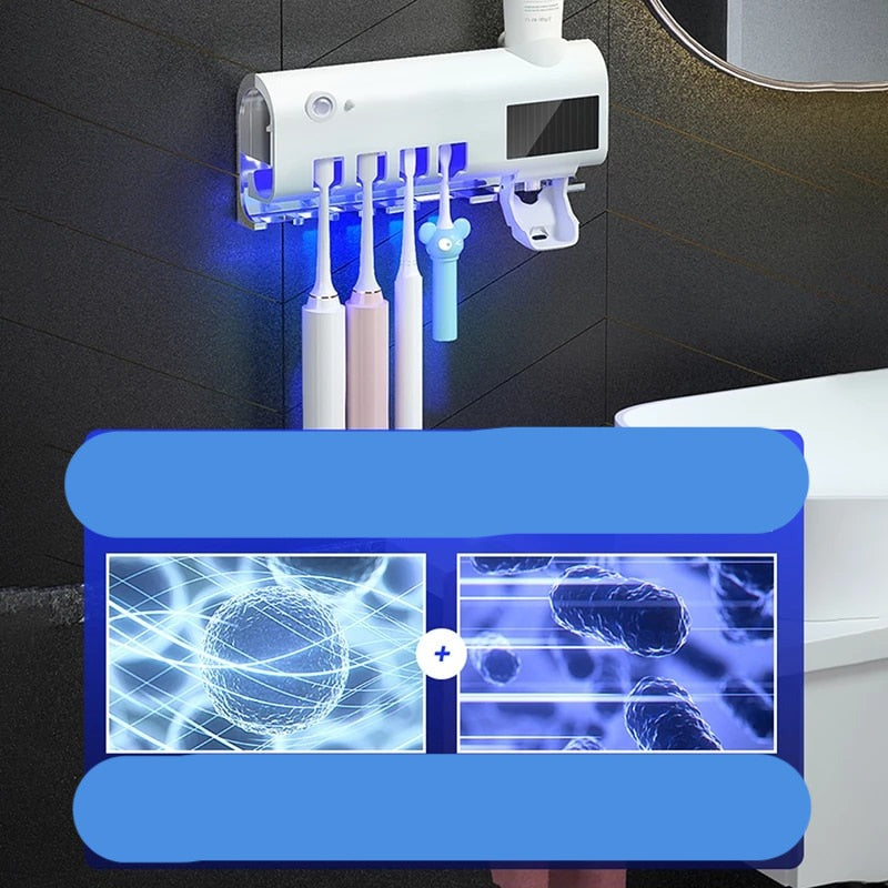 Suporte De Secagem De Esterilização UV Para Escovas De Dentes