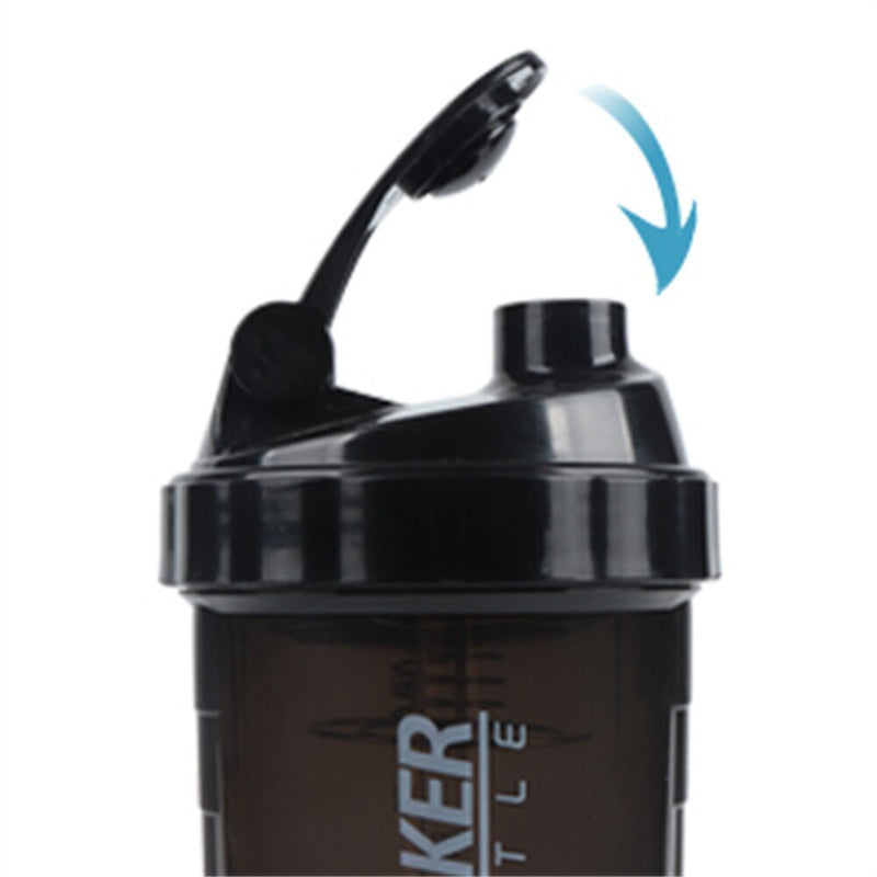 Garrafa Coqueteleira Gym De 3 Camadas Spider Bottle
