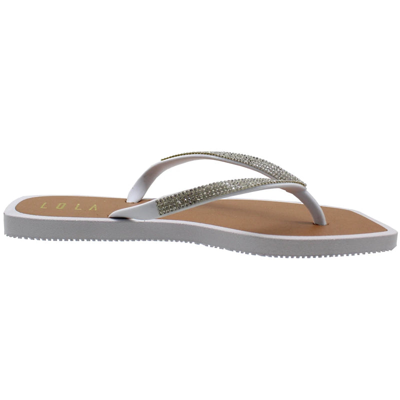 Chinelo Branco Feminino Lola