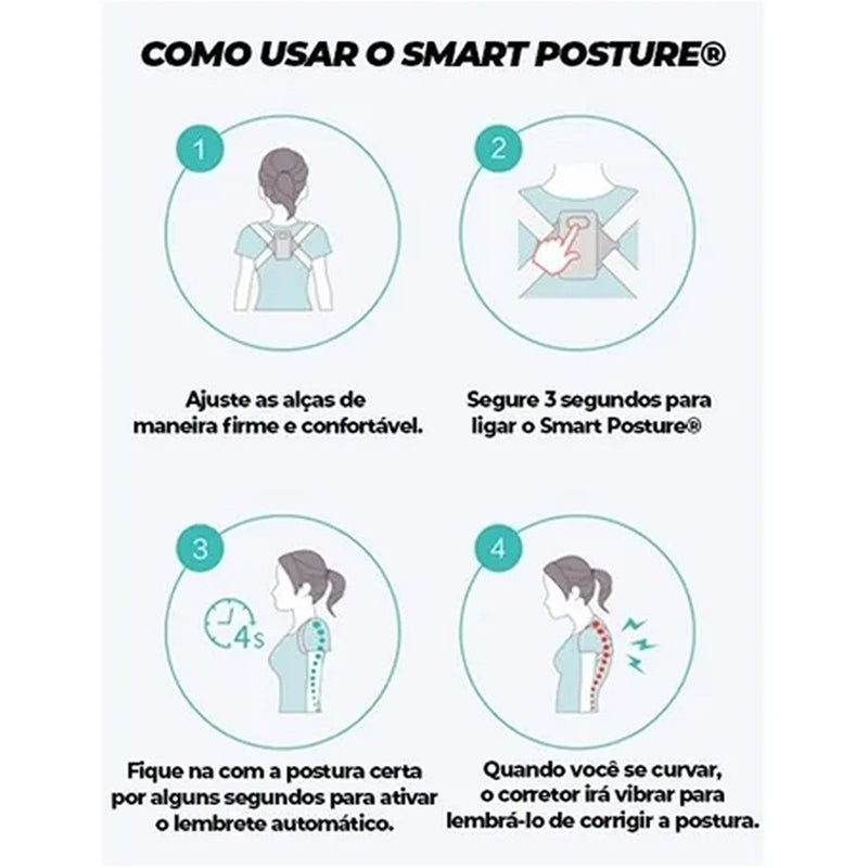 Colete Postural Com Sensor Inteligente