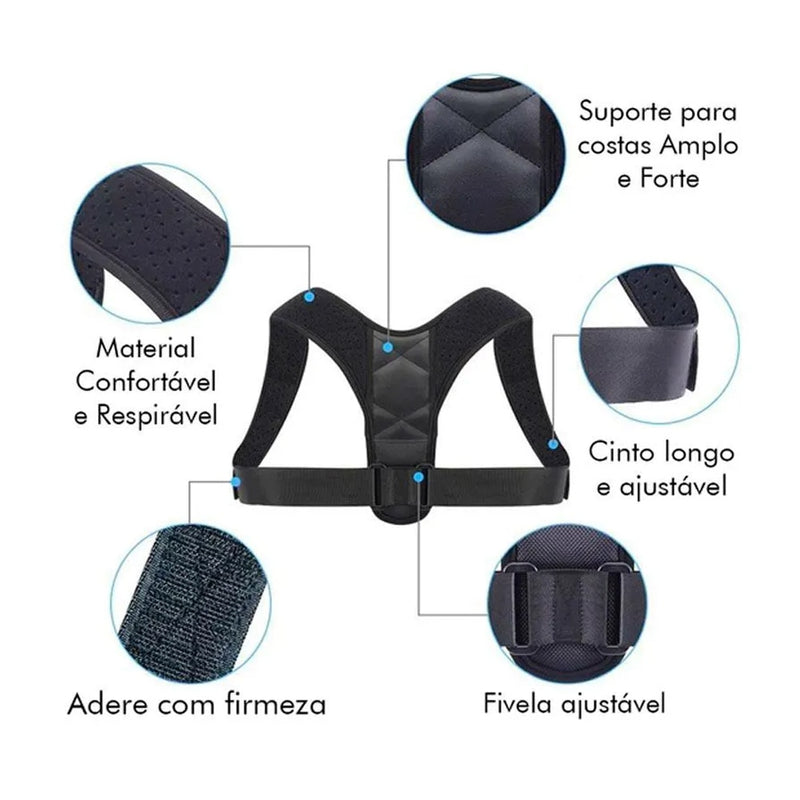 Colete Corretor Postural Unissex